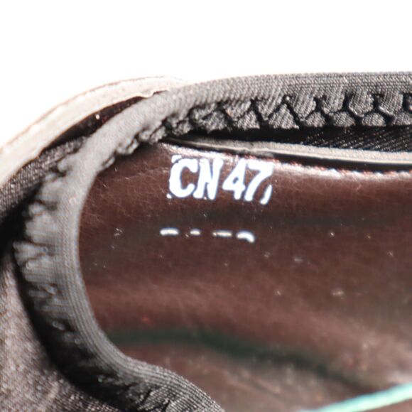 Cosidram Slip On Loafers Mens Size 11 Lace Up Gray & Black Fabrick Faux Leather - Picture 11 of 11